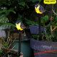 Декоративна соларна лампа за градина "Врабче"