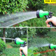 Спираловиден градински маркуч 15 метра + пистолет за поливане с 5 функции