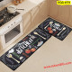 Комплект килимчета за кухня от две части 40*60cm + 40*120cm - полиестер, код 4578