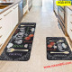 Комплект килимчета за кухня от две части 40*60cm + 40*120cm - полиестер, код 4578