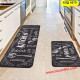 Комплект килимчета за кухня от две части 40*60cm + 40*120cm - полиестер, код 4579