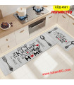 Килимче за кухня комплект от две части 40*60cm + 40*120cm - полиестер, код 4581