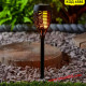 Градинска Соларна LED Лампа Факел с Пламък - IP65 | Купи Онлайн