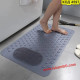 Гумена противохлъзгаща се подложка за баня или душ кабина с масажор за крака - СИВА