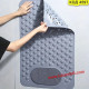 Гумена противохлъзгаща се подложка за баня или душ кабина с масажор за крака - СИВА