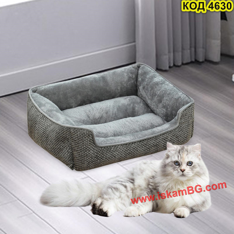 Красиво и меко легло за кучета и котки | Размери M и L | Уют и комфорт