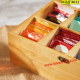 Бамбукова кутия за чай с 12 отделения | Елегантно съхранение Бамбукова кутия за чай с 12 отделения | Елегантно съхранение
