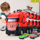 Голям Камион с 24 Колички и Трансформираща Писта 207 см | Автовоз играчка