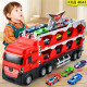 Голям Камион с 24 Колички и Трансформираща Писта 207 см | Автовоз играчка