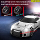 Детска количка за дрифт 4WD (1:24) Nissan GTR – Пълен Комплект с 2 Вида Гуми