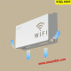 Стенна Стойка за Рутер | Кутия Органайзер за Wi-Fi без Пробиване | Бяла