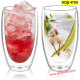 Двустенна Стъклена Чаша 650 мл | За Коктейли и Фрапета