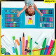 Комплект за рисуване 208 части в куфар – за деца 3+