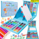 Комплект за рисуване 208 части в куфар – за деца 3+