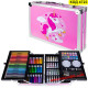 Комплект за Рисуване 145 части в Куфар Розов Еднорог - Детски Арт