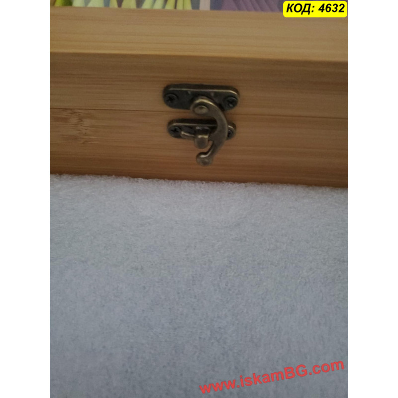 Бамбукова кутия за чай с 12 отделения | Елегантно съхранение