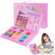 Арт комплект 86 части | Детски куфар за рисуване | Идеален подарък за момиче