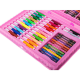 Арт комплект 86 части | Детски куфар за рисуване | Идеален подарък за момиче