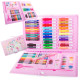 Арт комплект 86 части | Детски куфар за рисуване | Идеален подарък за момиче
