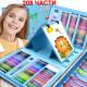 Комплект за рисуване 208 части в куфар – за деца 3+