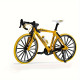Метален макет на колело 1:10 Жълт | Колекционерски велосипед