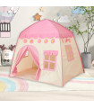 Детска палатка за принцеси "Вълшебен замък" – Розова детска къща