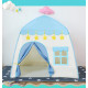 Детска палатка Къща | Синя | Замък със Звезди | За Игра