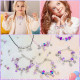 Детски комплект за изработка на бижута – 68 части | Гривни, мъниста и висулки
