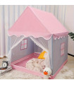 Детска палатка за игра Розова Къща за момичета