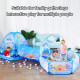 Детска палатка за игра 3в1 с тунел и басейн за топки „Океан“