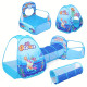 Детска палатка за игра 3в1 с тунел и басейн за топки „Океан“