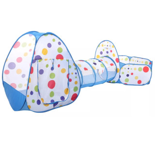 Детска палатка 3в1 с тунел | Сух басейн | Забавление за деца