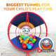 Игрален център 5в1 | Палатка с 2 тунела и сух басейн с кош