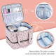 Чанта-органайзер за лакове и UV лампа | 30 лака | Розов