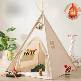 Детска индианска палатка типи | Игрова шатра за деца тип Teepee