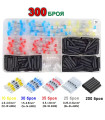Комплект 300 части Термосвиваеми конектори с припой и шлаух