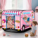 Детска палатка Камион за сладолед | Pop-up | Розова | IskamBG.com