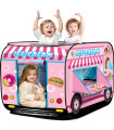 Детска палатка – Розов камион за сладолед (Pop-up)