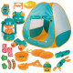 Детски къмпинг комплект с палатка | 19 аксесоара | Играчка