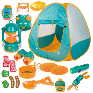 Детски къмпинг комплект с палатка | 19 аксесоара | Играчка