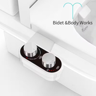 Биде приставка за тоалетна с две дюзи – Студена вода | Лесен монтаж