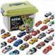 Метални Колички Комплект 50 бр. 1:64 Die-Cast с Кутия | Детски Играчки