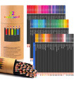 Професионални Цветни Моливи – Комплект 72 Цвята в Тубус с Аксесоари