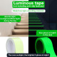 Светещо тиксо 5м | Фосфоресцираща лента за стълби и маркировка