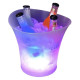 7L Светеща RGB Ледарка с Bluetooth Тонколона – Охладител за Вино и Парти