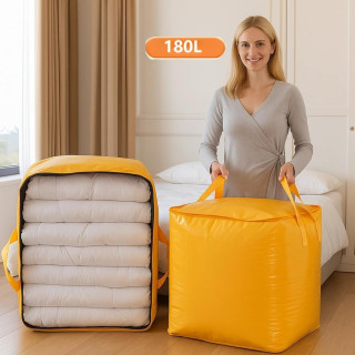 Чанта за Съхранение на Дрехи 180L (60x60x50 см) - Здрава и Голяма