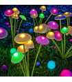 Соларни лампички за градина танцучащи Медузи и Гъбики - Многоцветни