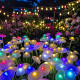 Многоцветни соларни лампички за градина медузи и гъбки