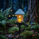 Декоративна соларна LED лампа Приказна къщичка за градина