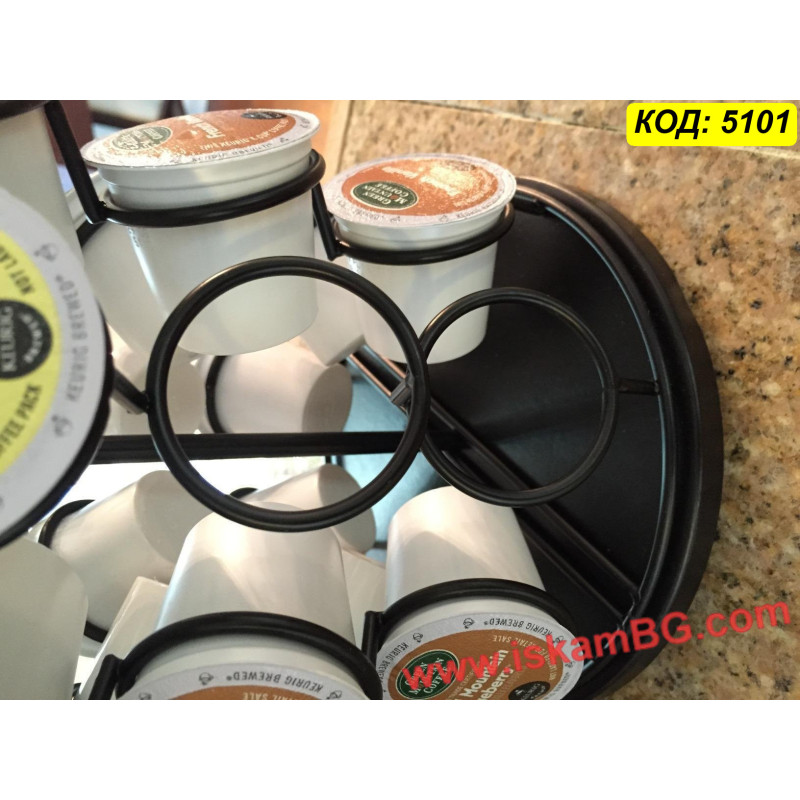 Стойка за 35 капсули Dolce Gusto / Долче Густо, 360°